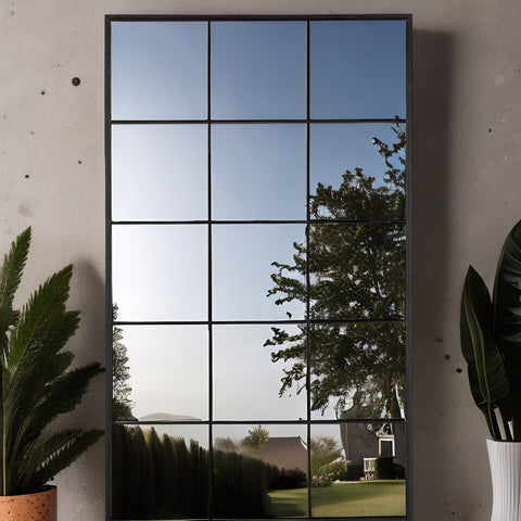 Espejo Ventanal Negro 150x90cm (99€ en tienda)