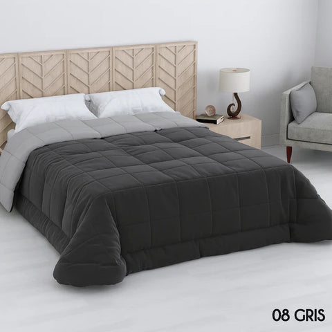 Edredón Reversible cama 150cm 300GSM Bicolor Roomers (250x260cm)