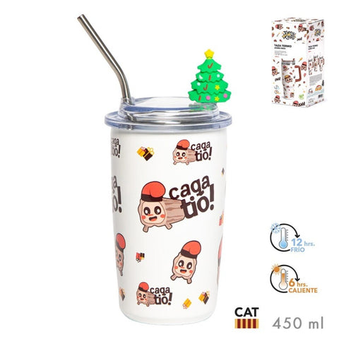 Mug Térmico 450ml Caga Tió Catalán
