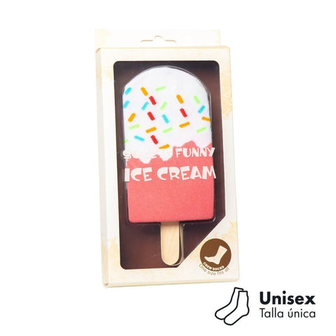 Set Calcetines Helado Fresa 1 Par