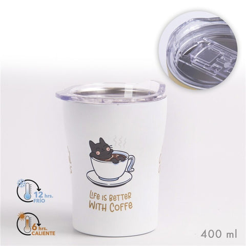 Vaso Térmico Cool Cats 400ml