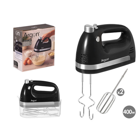 Batidora Doble Varilla 400W Negro Argón