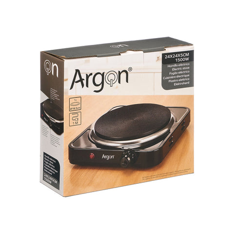Hornillo Eléctrico Negro 1500W Argón