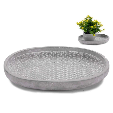 Plato Centro Mesa Decorativo 23 x 28 x 4 cm