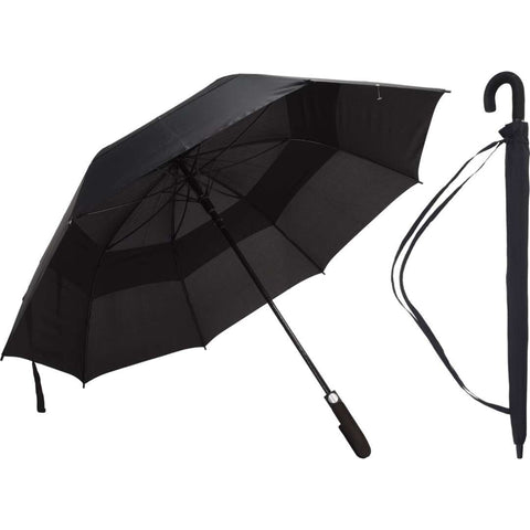 Paraguas 75 cm Fibra Negro