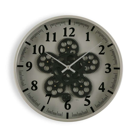 Reloj Pared Gris 36 cm