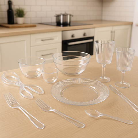 Vajillería de Plástico Mesa