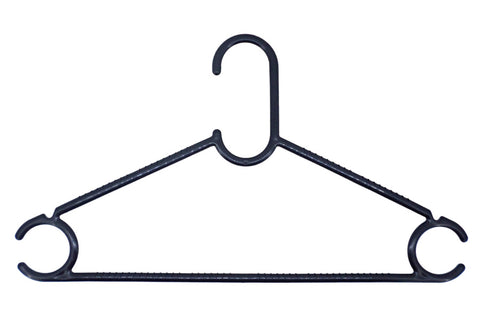 Set 8 Perchas Negras Aurea