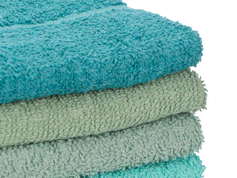 Set 5 Paños de Cocina 50x50cm Algodón 400g Ocres