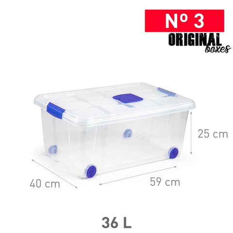 Caja Plástico N.3 36L Plasticforte