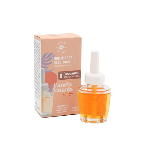 Recambio Canela Naranja 20ml para Ambientador Eléctrico