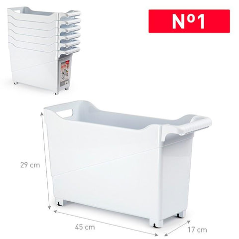 Carrito Multiusos N.1 Blanco PlasticForte