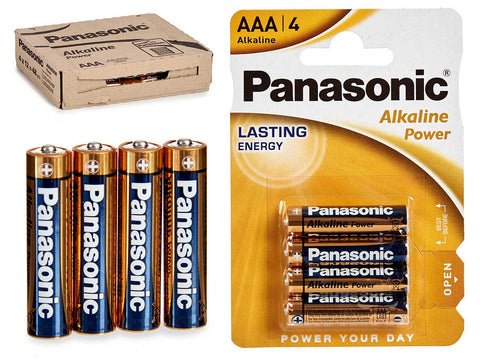 Pila Alkalina Panasonic lr03 AAA blister 4