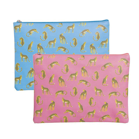 Neceser Plano L Leopard 2 Colores