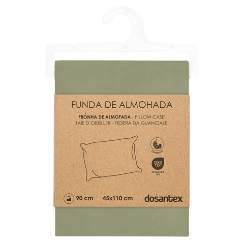 Funda de Almohada Soft Verde Kaki cama 90cm