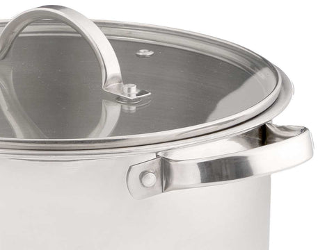 Olla Induccion Tapa Cristal 24cm