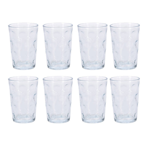 Set 8 Vasos de Cristal 200ml