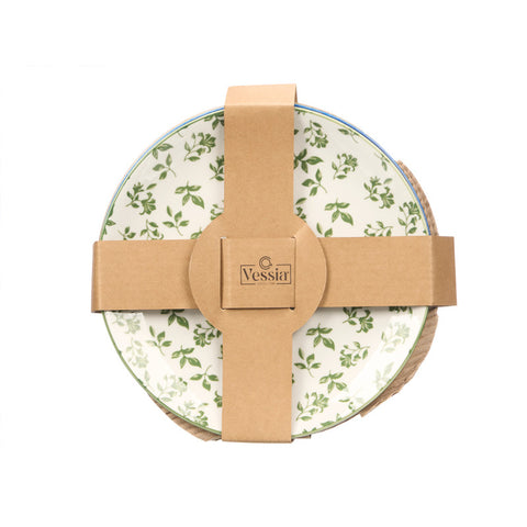 Pack 4 Platos Postre surtido en 4 colores