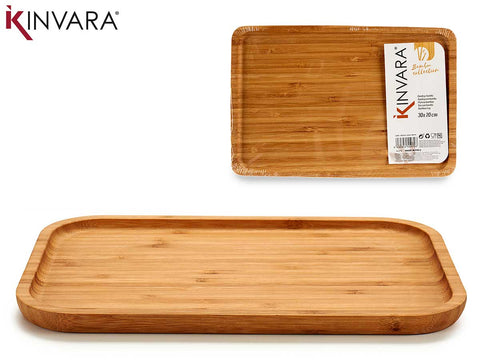 Compra EYEPOWER XL Tabla de Cortar de Bambú 50x35x3cm Tabla de Cocina de  Madera en