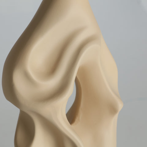 Florero Beige Cerámica Karen 18,5x13x38cm