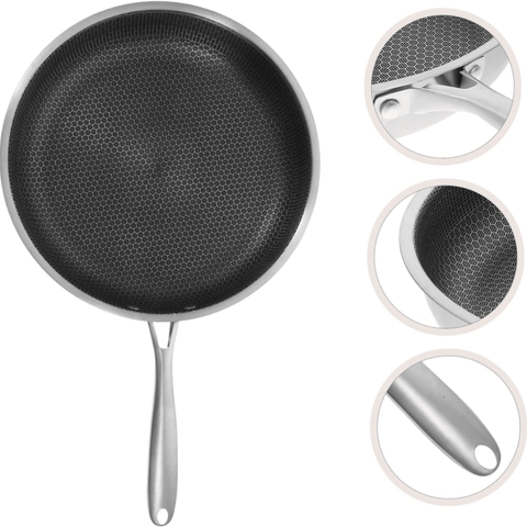 Sartén 28cm Acero Inoxidable Honeycomb Royalty Line