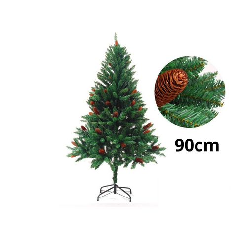 Árbol de Navidad con Piñas 90cm