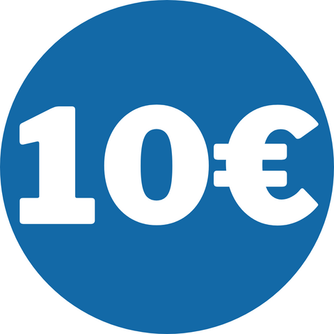 Etiquetas 10€ 400uds