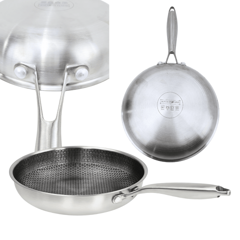 Sartén 28cm Acero Inoxidable Honeycomb Royalty Line