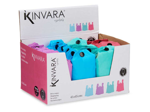 Bolsa Plegable surtido 4 Colores Vivos