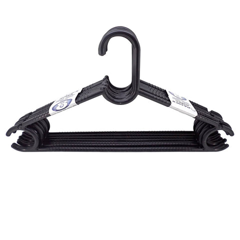 Set 8 Perchas Negras Aurea