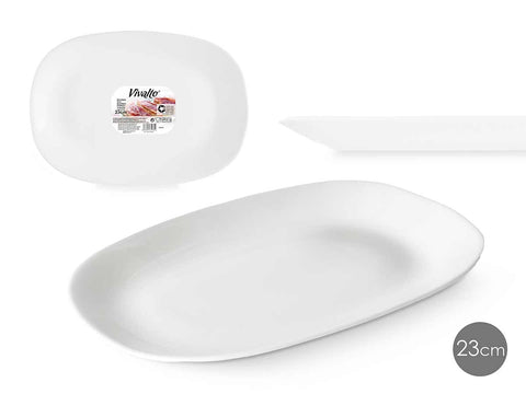 Pack 6 Bandejas Opal Ovaladas 23cm