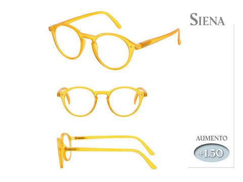 Gafas Lectura Siena Amarillas 1,50 Aumento