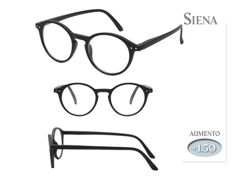 Gafas Lectura Siena Negras 1,50 Aumento