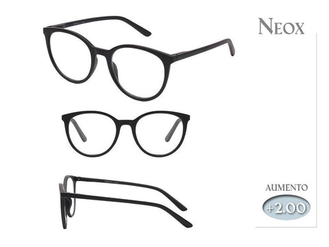 Gafas Lectura Neox Negras 2,00 Aumento
