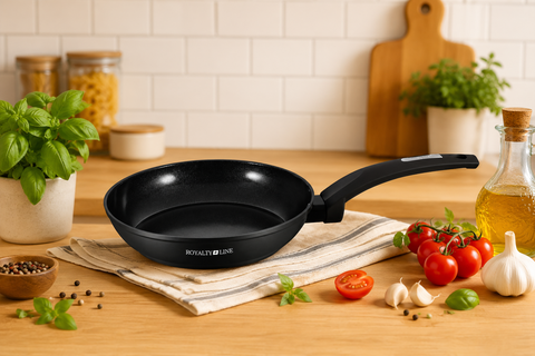 Sartén 28cm Aluminio Forjado Royalty Line Negra