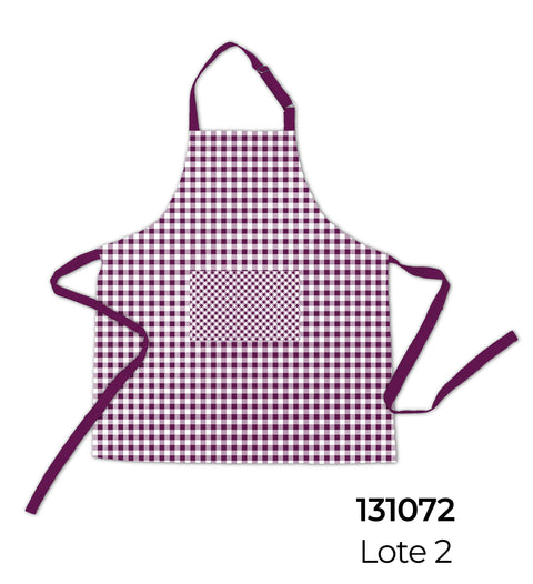 Delantal Digital Estampado 70x80cm surtido modelos