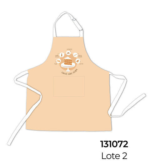 Delantal Digital Estampado 70x80cm surtido modelos