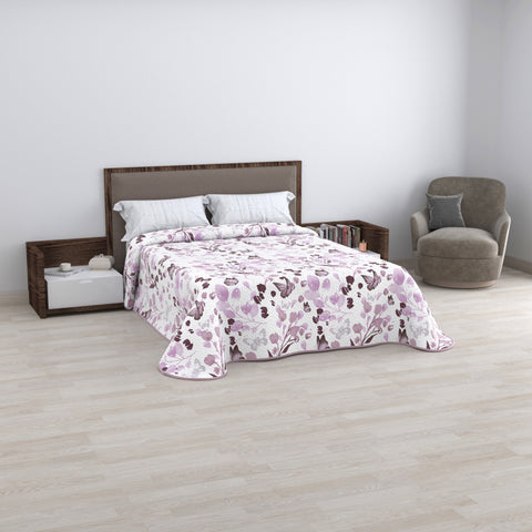 Colcha Ecobuti cama 150cm Calipso Violeta