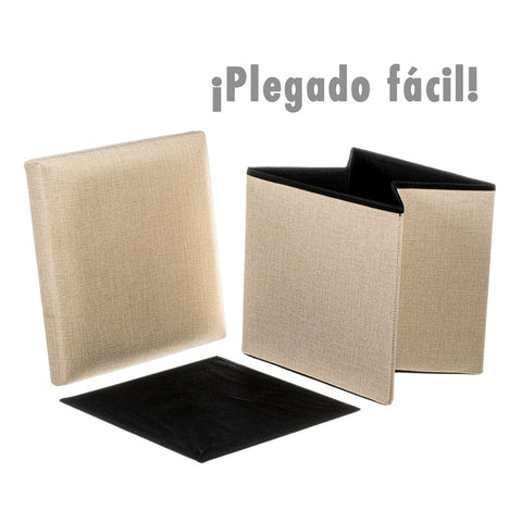 Pongotodo Plegable 38x38x38cm Beige