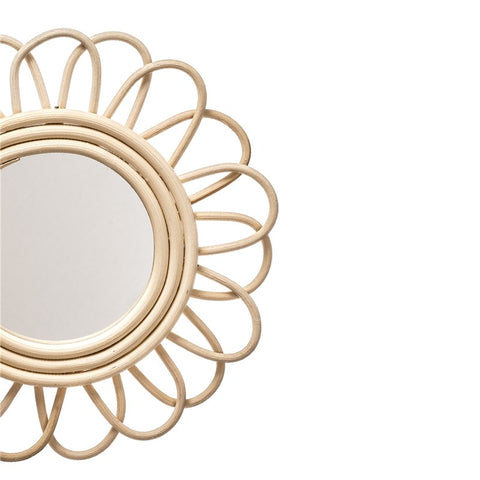 Set 3 Espejos de Pared Rattan Nott 3uds x 25cm