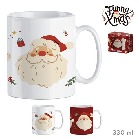 Taza Mug Papa Noel Caja Regalo