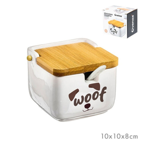 Azucarero Cerámica 10x10cm Cozy Dogs