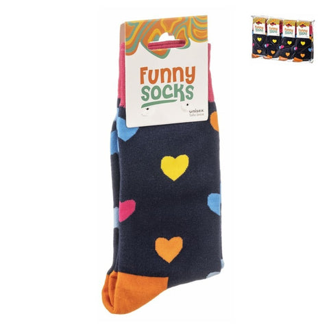 1 Par Calcetines Amor Funny Socks