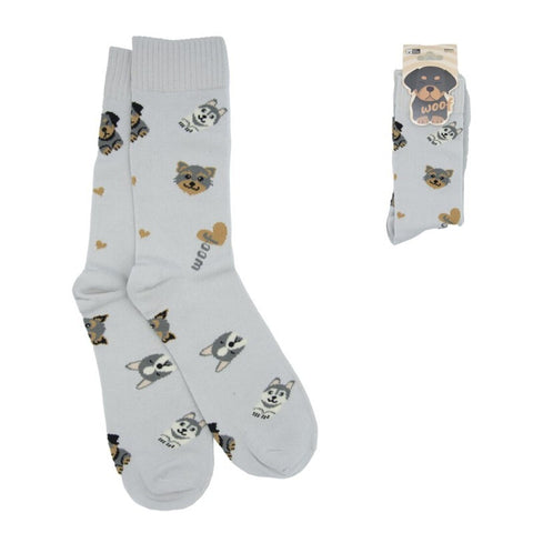 1 Par Calcetines Perros Funny Socks