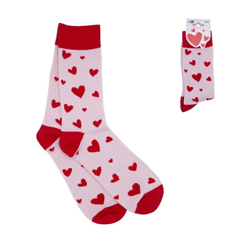 1 Par Calcetines Corazones Funny Socks
