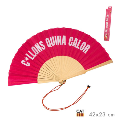 Abanico Original ''Collons Quina Calor'' 