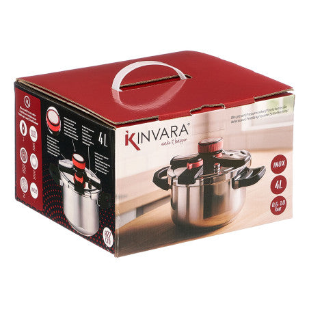 Olla Presión 4 Litros Rueda Silicona