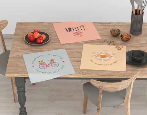 Paño Rizo Estampado 50x50cm Love modelo aleatorio