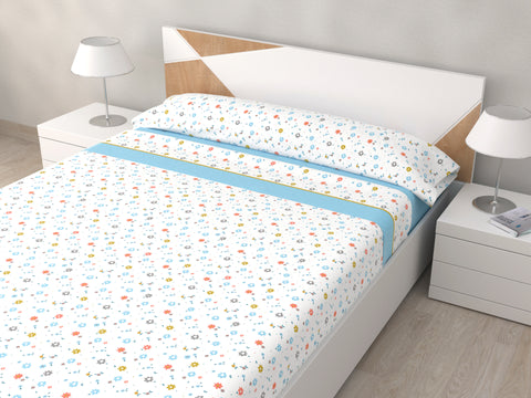 Juego de Sábanas cama 90cm Microfibra Puma