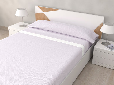 Juego de Sábanas cama 150cm Microfibra Chacal Ana Malva